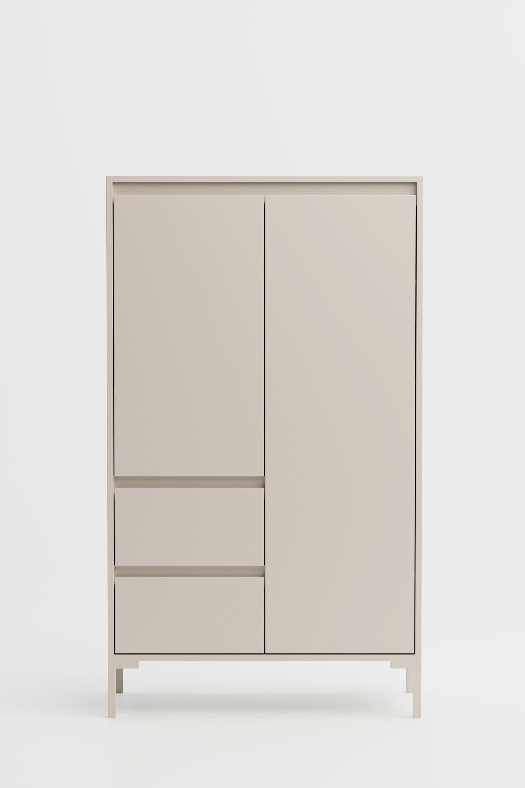 HIGHBOARD 81/139/40 cm  - Kaschmir, Design, Holzwerkstoff/Metall (81/139/40cm) - MID.YOU