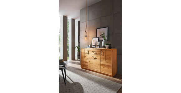 SIDEBOARD 140/88/40 cm  - Wildeiche/Eichefarben, Natur, Holz/Holzwerkstoff (140/88/40cm) - Linea Natura