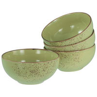 SKÅLSET 4 delar   - grön, Design, keramik - Creatable