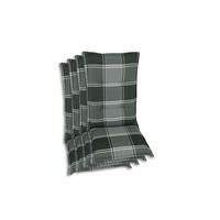 SESSELAUFLAGENSET Karo  - Grau, Basics, Textil (50/9/120cm)