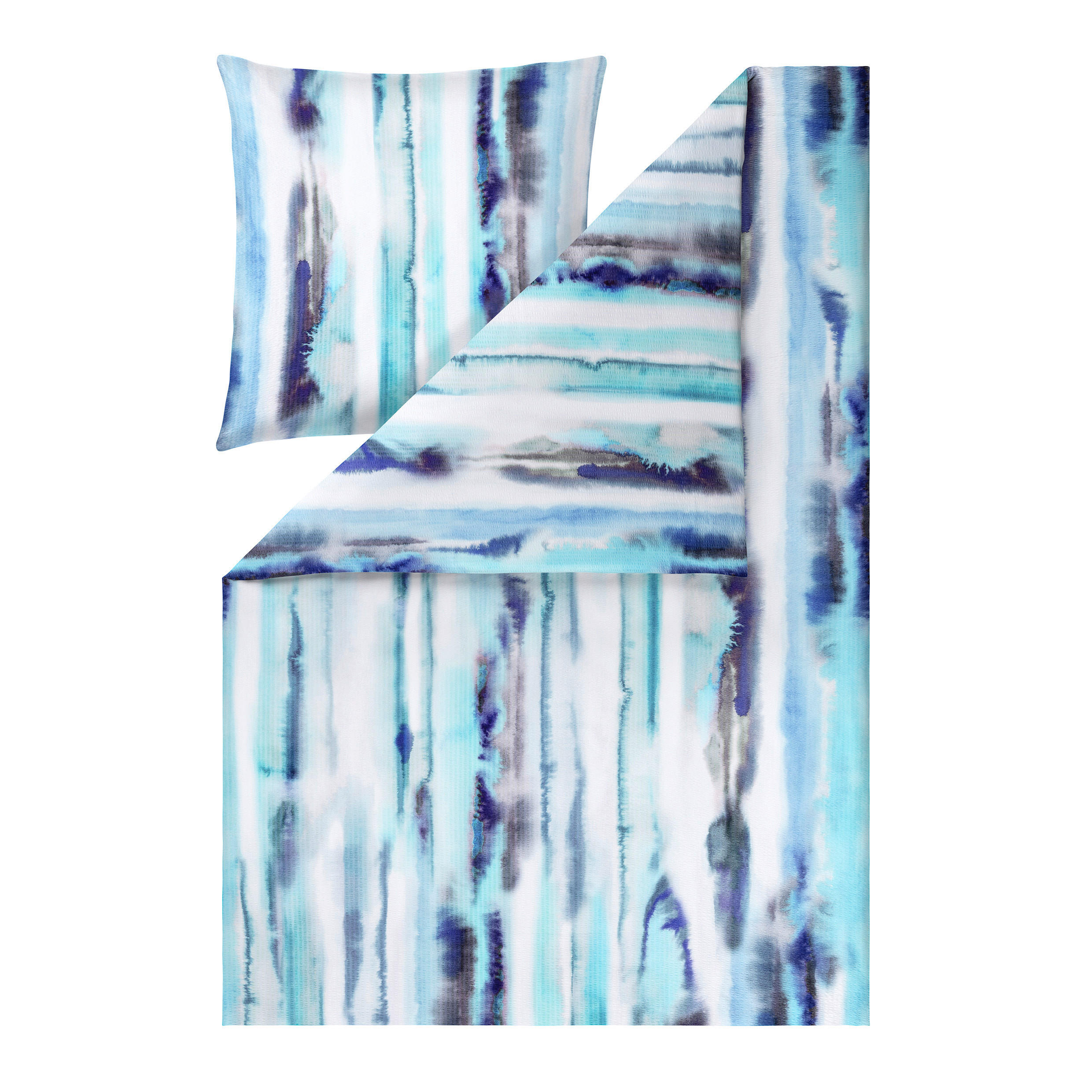 BETTWÄSCHE Impulse 135/200 cm  - Hellblau, Design, Textil (135/200cm) - Estella