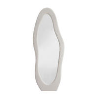 STANDSPIEGEL 60/160/3,5 cm  - Beige, Design, Glas/Holzwerkstoff (60/160/3,5cm) - Livetastic