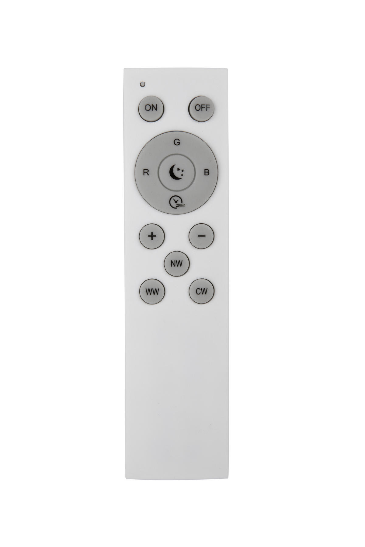 PLAFONIERĂ CU LED - alb/negru, Trend, plastic/metal (48/8,5cm) - Novel