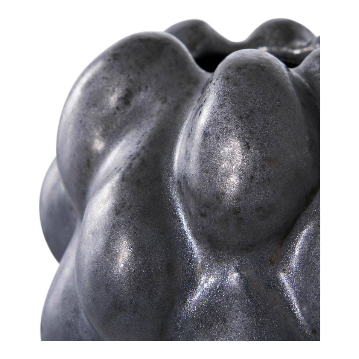 VASE  - Schwarz, Design, Keramik (14/19/15cm)