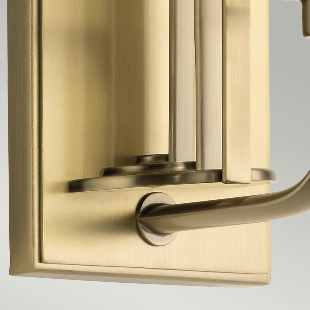 WANDLEUCHTE - Messingfarben, Konventionell, Glas/Metall (33,5/11,5/16cm) - Elstead Lighting