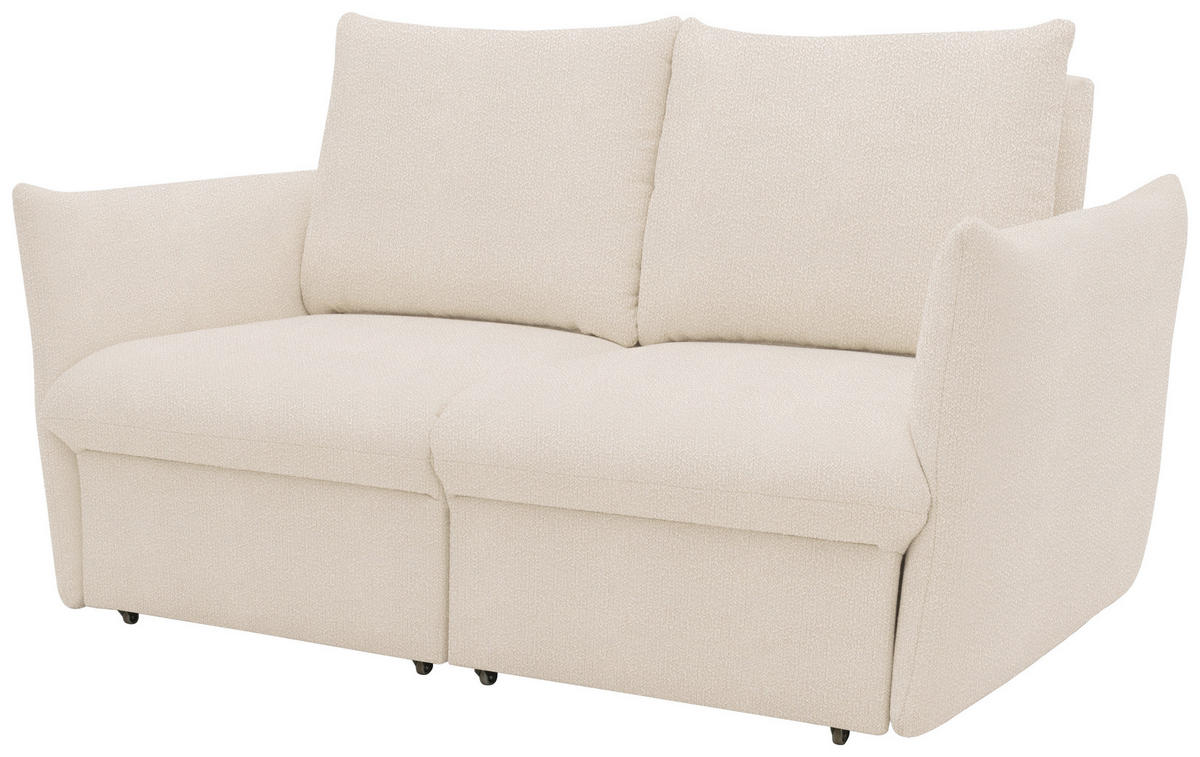 2-SITZER-SOFA in Mikrofaser Creme  - Creme, Design, Textil (180/100/97cm) - LOOKS by W.Joop