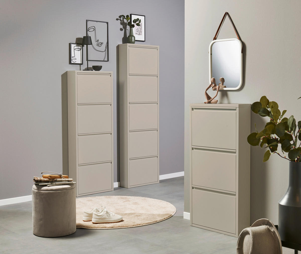 SCHUHKIPPER  in 51/170/16 cm  - Kaschmir, MODERN, Metall (51/170/16cm) - Boxxx