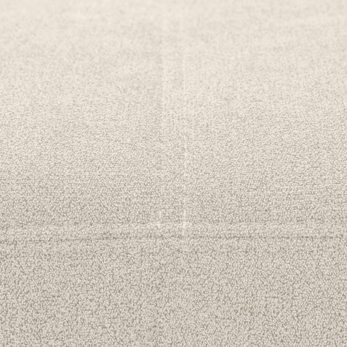 WOHNLANDSCHAFT Beige Velours  - Chromfarben/Beige, KONVENTIONELL, Kunststoff/Textil (198/363/170cm) - Hom`in