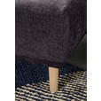 ECKSOFA Dunkelgrau Flachgewebe  - Dunkelgrau/Buchefarben, KONVENTIONELL, Holz/Textil (144/230cm) - Carryhome