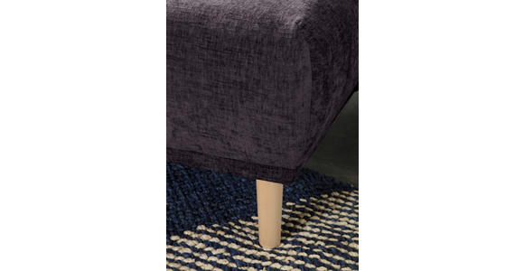 ECKSOFA Dunkelgrau Flachgewebe - Dunkelgrau/Buchefarben, KONVENTIONELL, Holz/Textil (144/230cm) - Carryhome