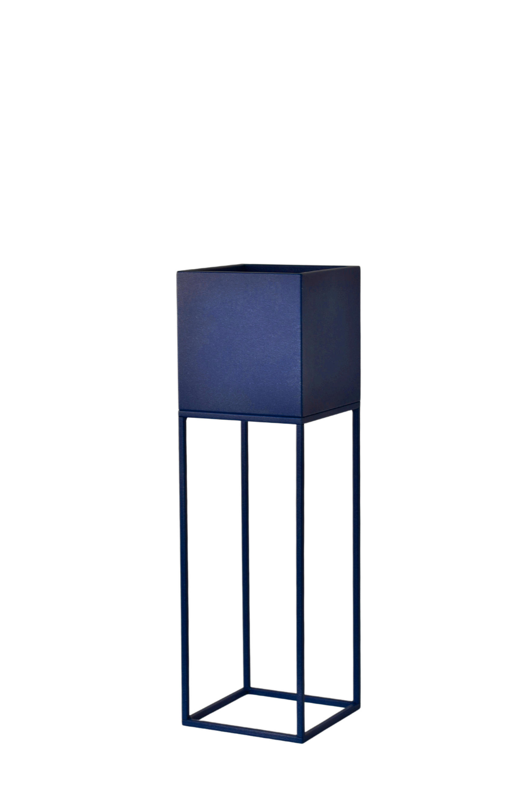BLUMENSTÄNDER Metall  - Dunkelblau, Basics, Metall (19/67/19cm)