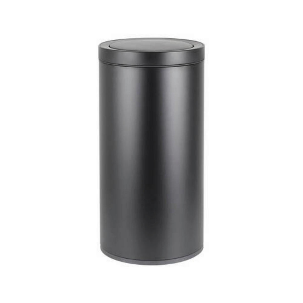 ABFALLEIMER 40 L  - Schwarz, Basics, Kunststoff/Metall (31/63cm) - Novel