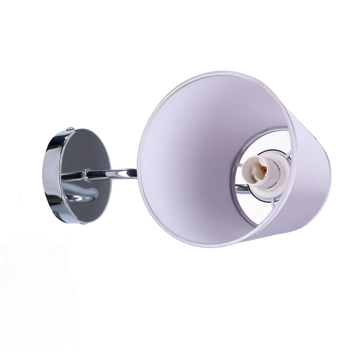VÄGGLAMPA Luk 22/15/21 cm   - kromfärg, Basics, metall/plast (22/15/21cm)