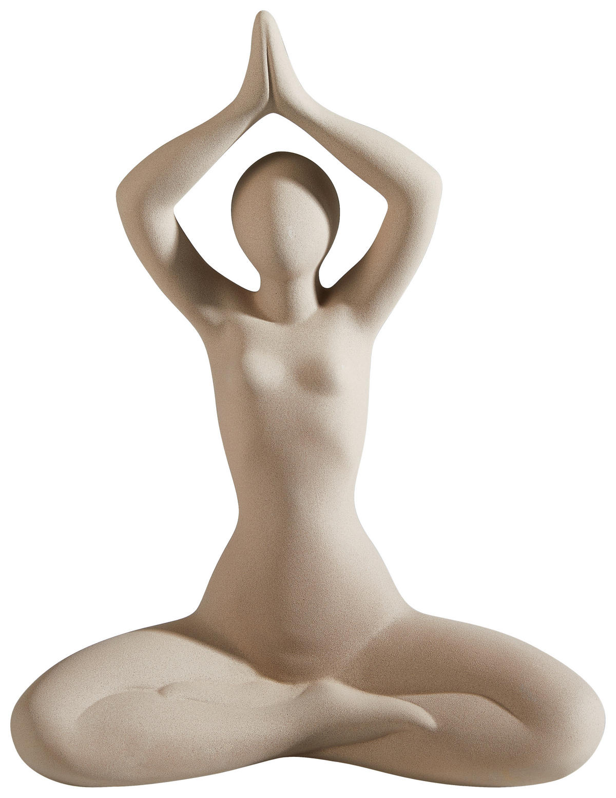 SKULPTUR - Creme, Basics, Keramik (29/37,5/19,5cm) - Ambia Home