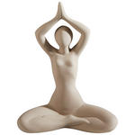 SKULPTUR - Creme, Basics, Keramik (29/37,5/19,5cm) - Ambia Home