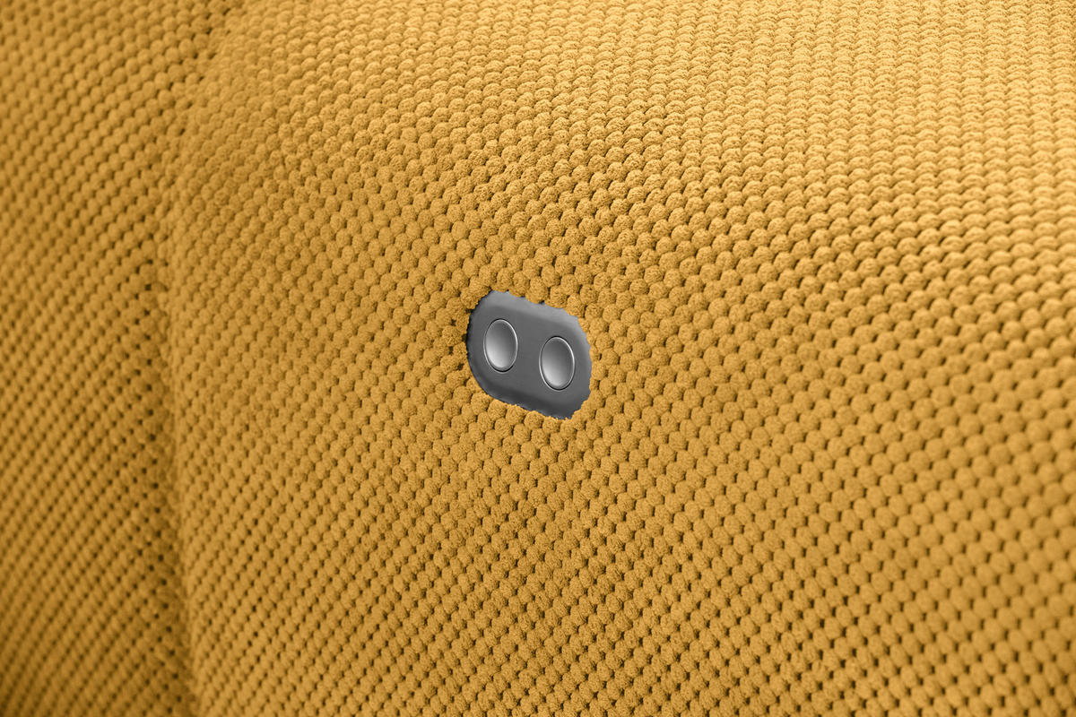 ECKSOFA in Velours Terracotta  236/326 cm  - Terracotta/Schwarz, Design, Kunststoff/Textil (236/326cm) - Xora