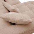 ECKSOFA Rosa Flachgewebe  - Schwarz/Rosa, KONVENTIONELL, Kunststoff/Textil (170/280cm) - Carryhome