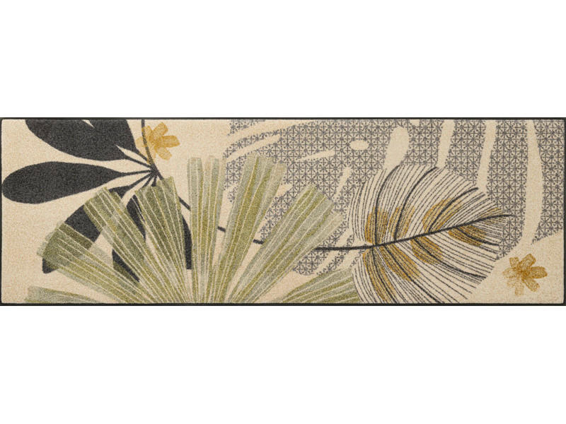 LÄUFER 60/180 cm  - Beige, Design, Kunststoff/Textil (60/180cm) - wash+dry