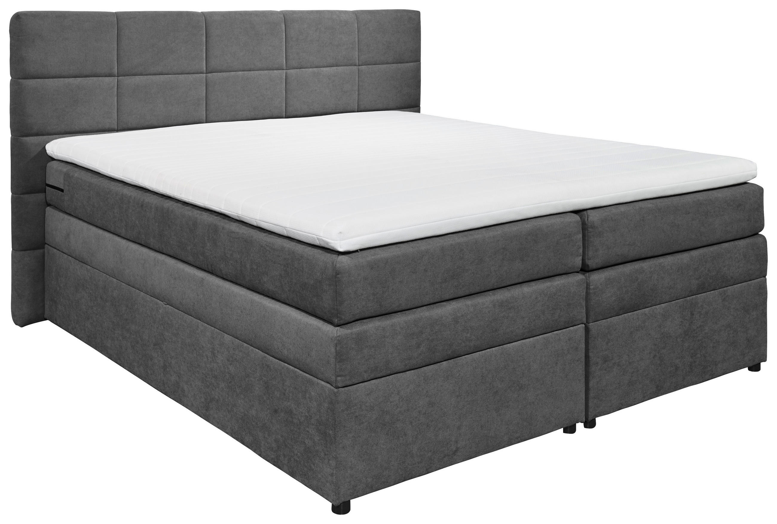 BOXSPRINGBETT 180/200 cm  in Schlammfarben  - Schlammfarben, KONVENTIONELL, Kunststoff (180/200cm) - MID.YOU
