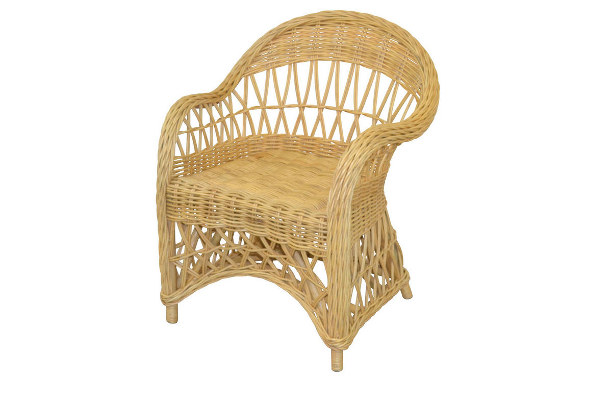 SESSEL Beige    - Beige, Natur, Holz (65/65/85cm) - MID.YOU
