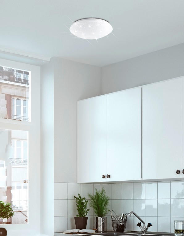LED-DECKENLEUCHTE 33/33/8.5 cm   - Weiß, Basics, Metall (33/33/8.5cm)