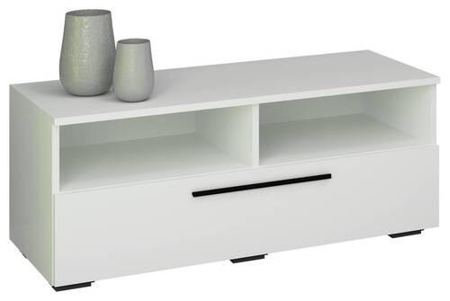 LOWBOARD  in 95/39/40 cm  - Weiss/Schwarz, Modern, Holzwerkstoff/Kunststoff (95/39/40cm) - MID.YOU