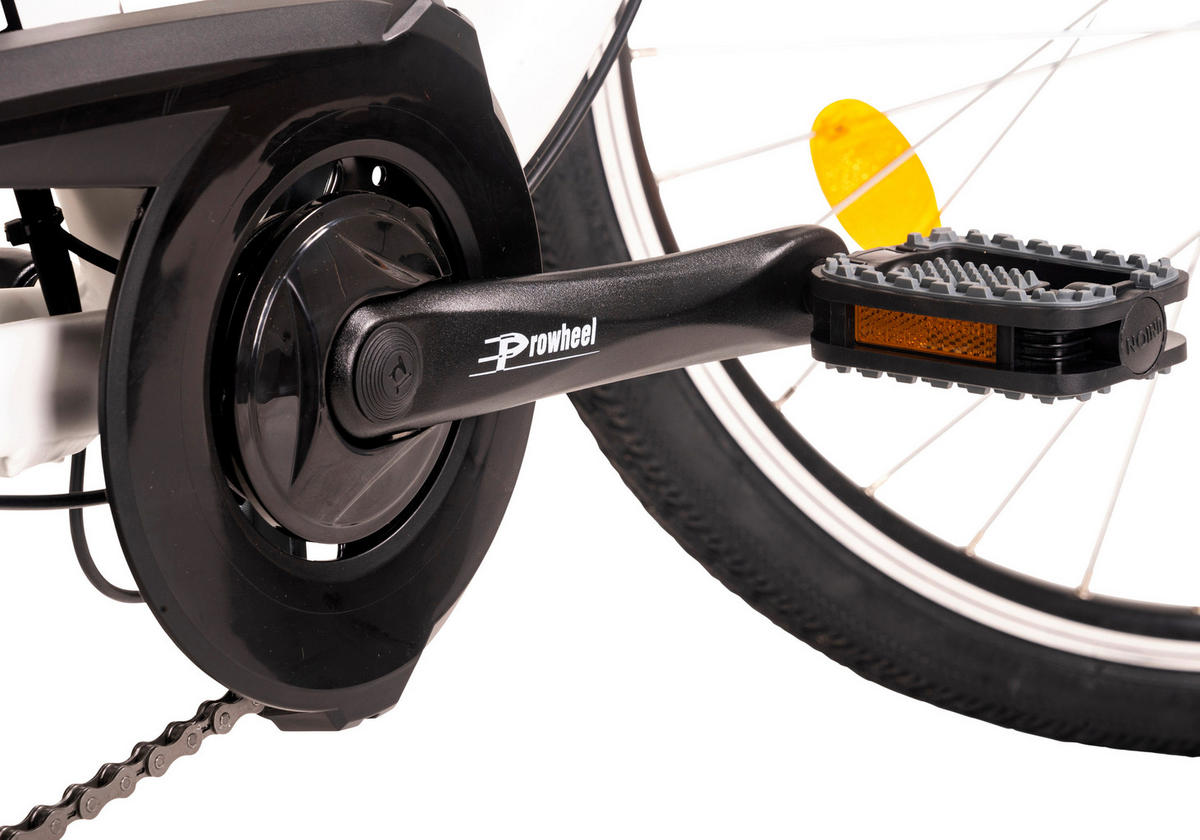 ELEKTROFAHRRAD - Weiß, Basics, Metall (21/116/188cm) - Atrigo