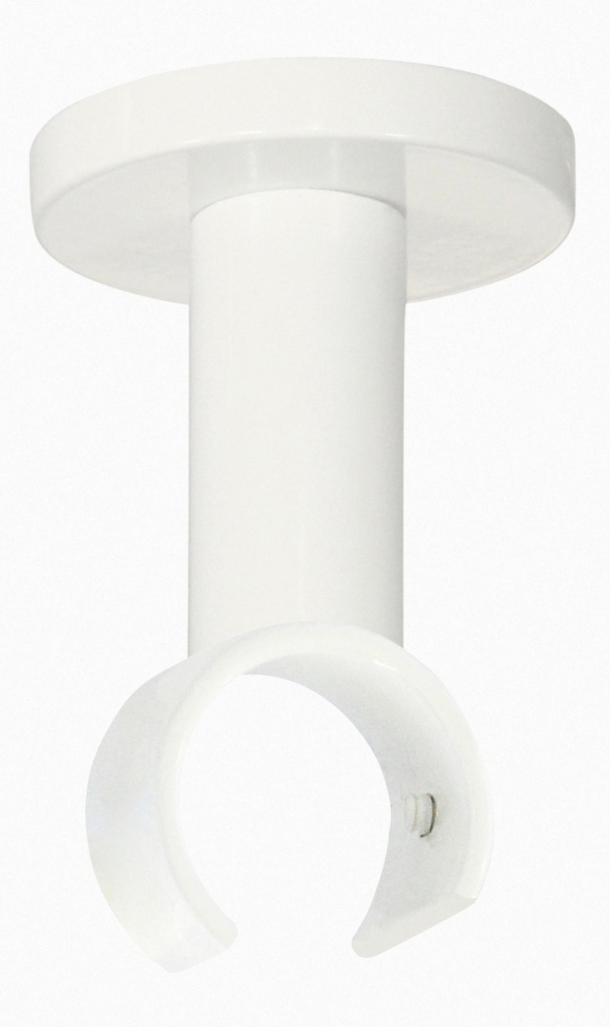 DECKENTRÄGER  - Weiss, Basics, Metall (4/4,9cm) - Homeware