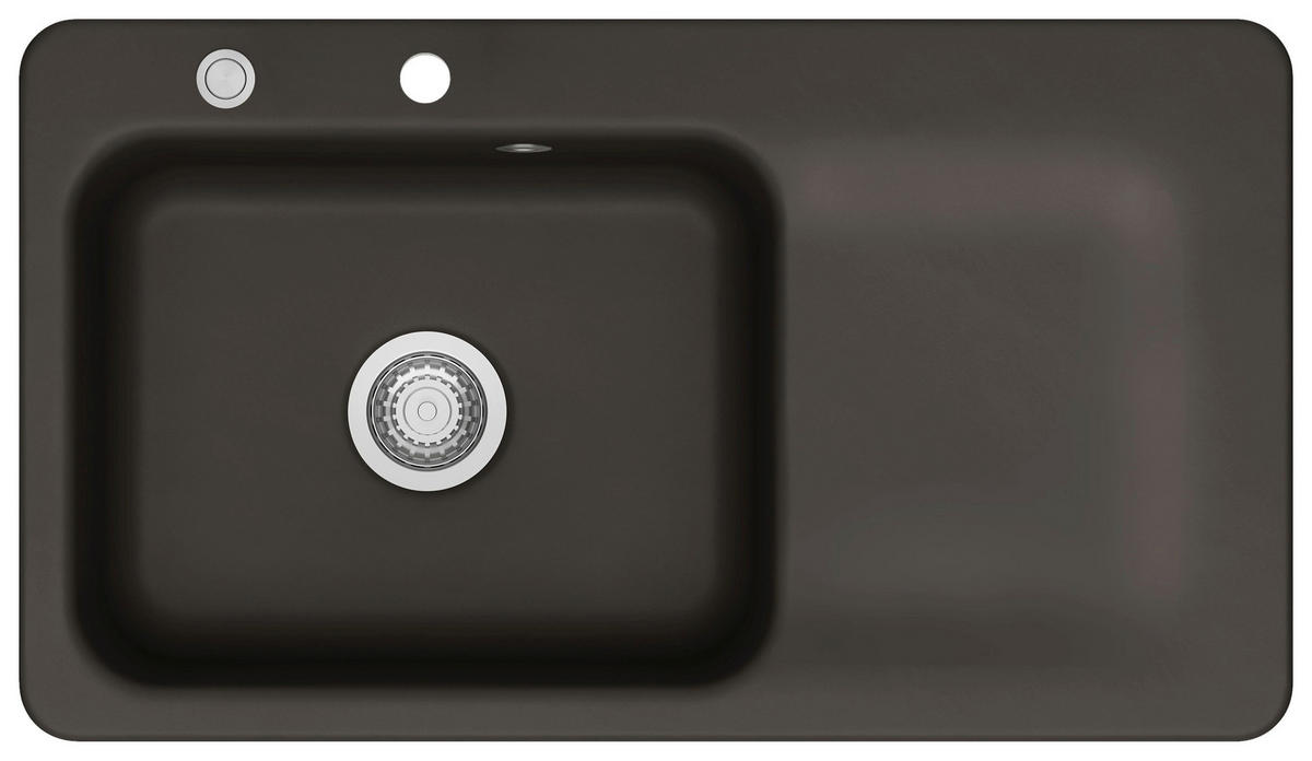 SPÜLE Juna 90 / 50150265  - Braun, Basics, Keramik (90/20/51cm) - Systemceram