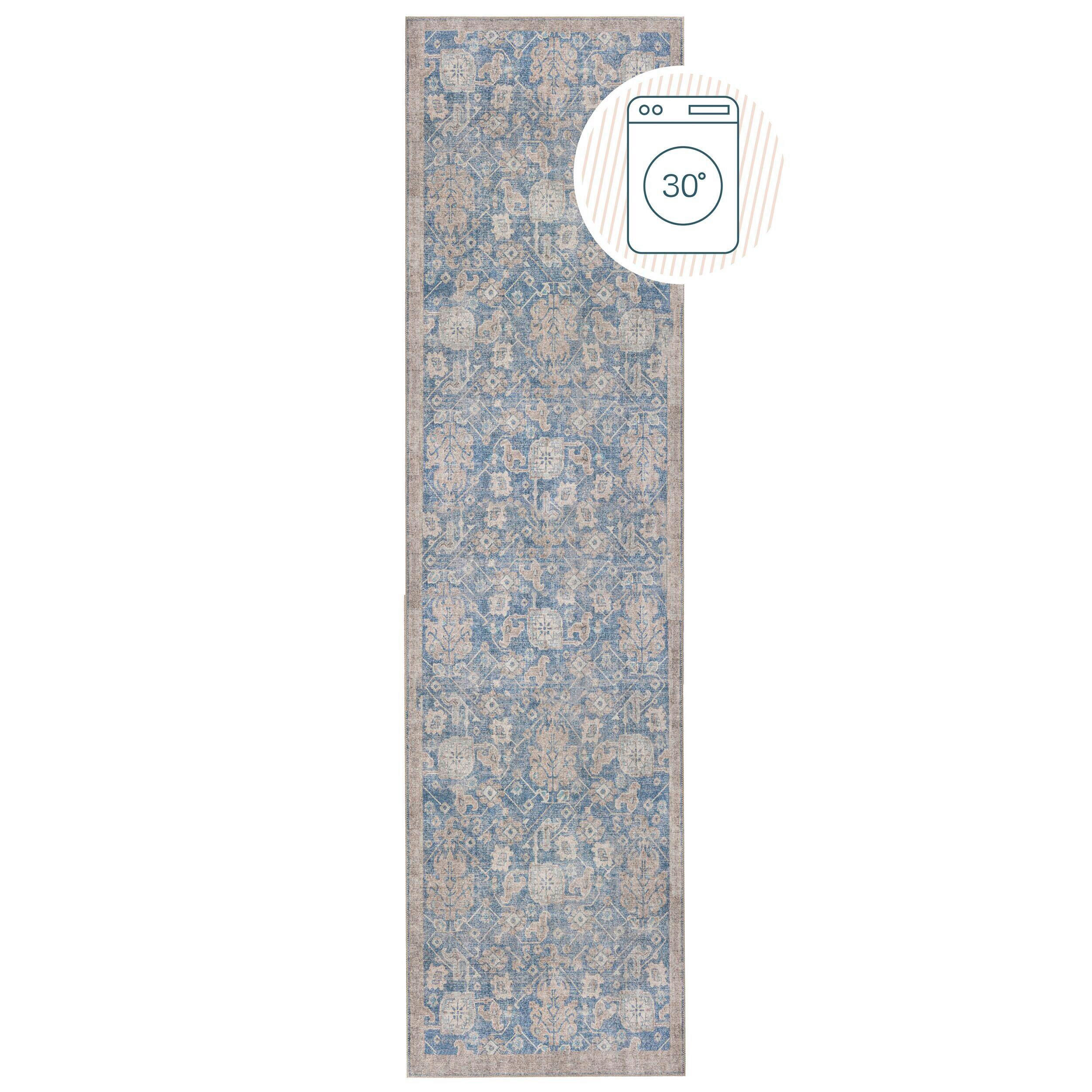 Flair Rugs BĚHOUN, 60/230 cm, modrá