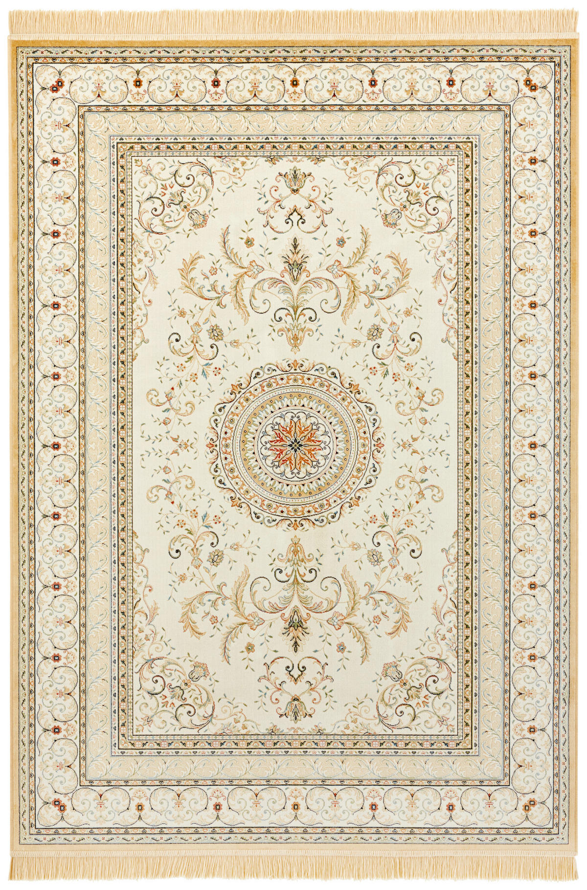 VINTAGE-TEPPICH 95/140 cm Naveh Creme, Beige  - Beige/Creme, Basics, Textil (95/140cm) - Novel