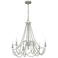 KRONLEUCHTER 71.1/83.9 cm   - Hellgrau, KONVENTIONELL, Holz/Metall (71.1/83.9cm) - Elstead Lighting
