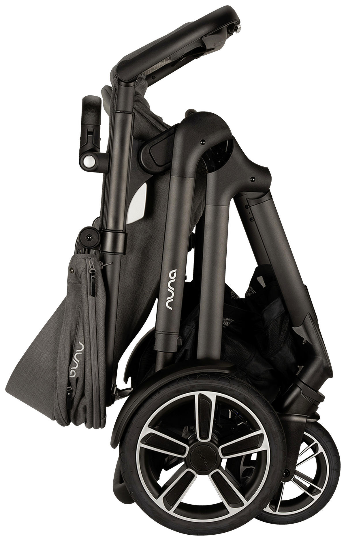 GESCHWISTERWAGEN Demi next  - Schwarz, Basics, Metall (63/123/83cm) - Nuna