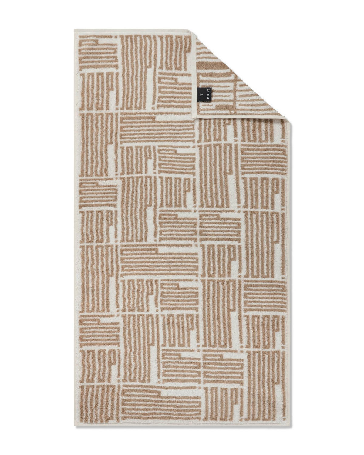 DUSCHTUCH Bars 80/150 cm  - Beige, Basics, Textil (80/150cm) - Joop!