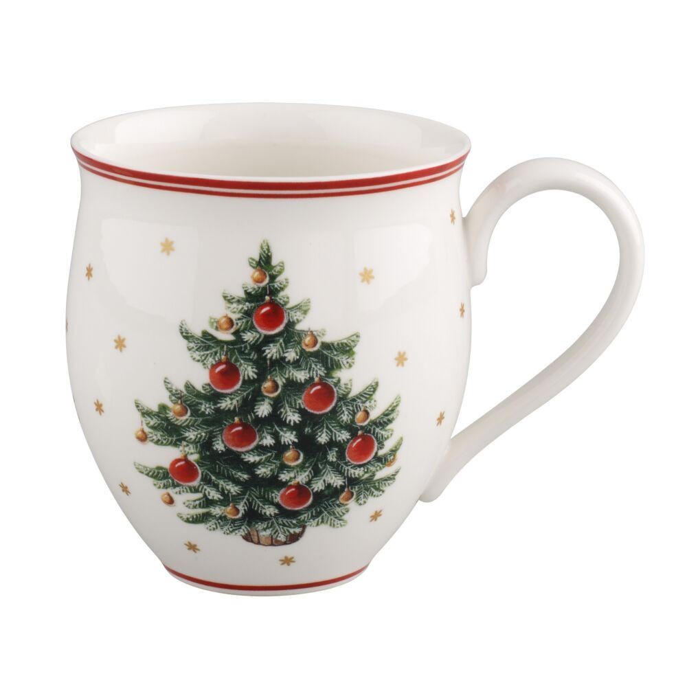 Villeroy & Boch Kaffeebecher Toy´s Delight Grün, Mehrfarbig, Rot, Weiß