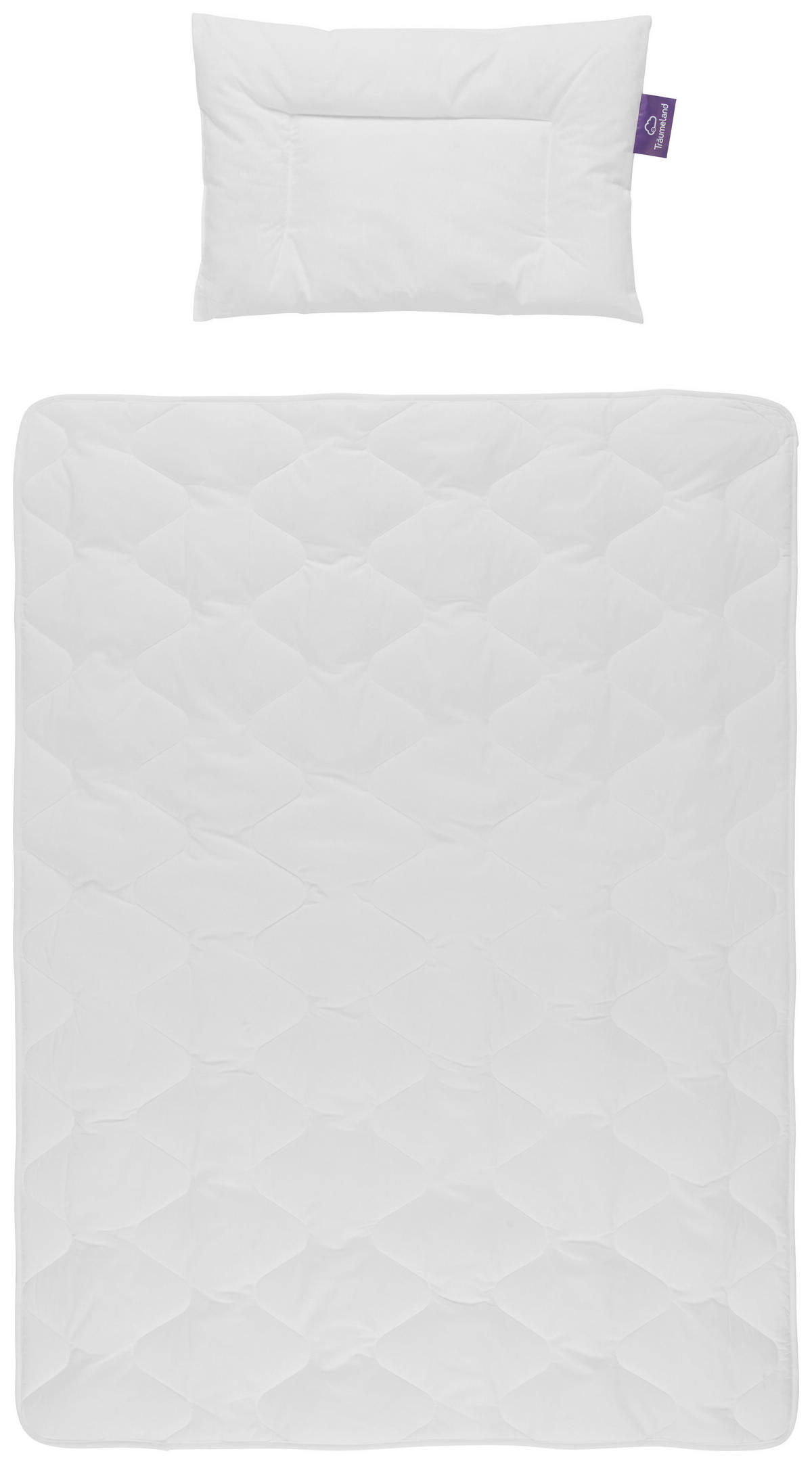 KINDERBETTSET 100/135 cm  - Weiß, Basics, Textil (100/135cm) - Träumeland