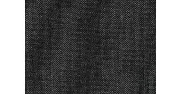 WOHNLANDSCHAFT in Textil Dunkelgrau, Schwarz - Dunkelgrau/Schwarz, Design, Textil/Metall (235/280cm) - Hom`in