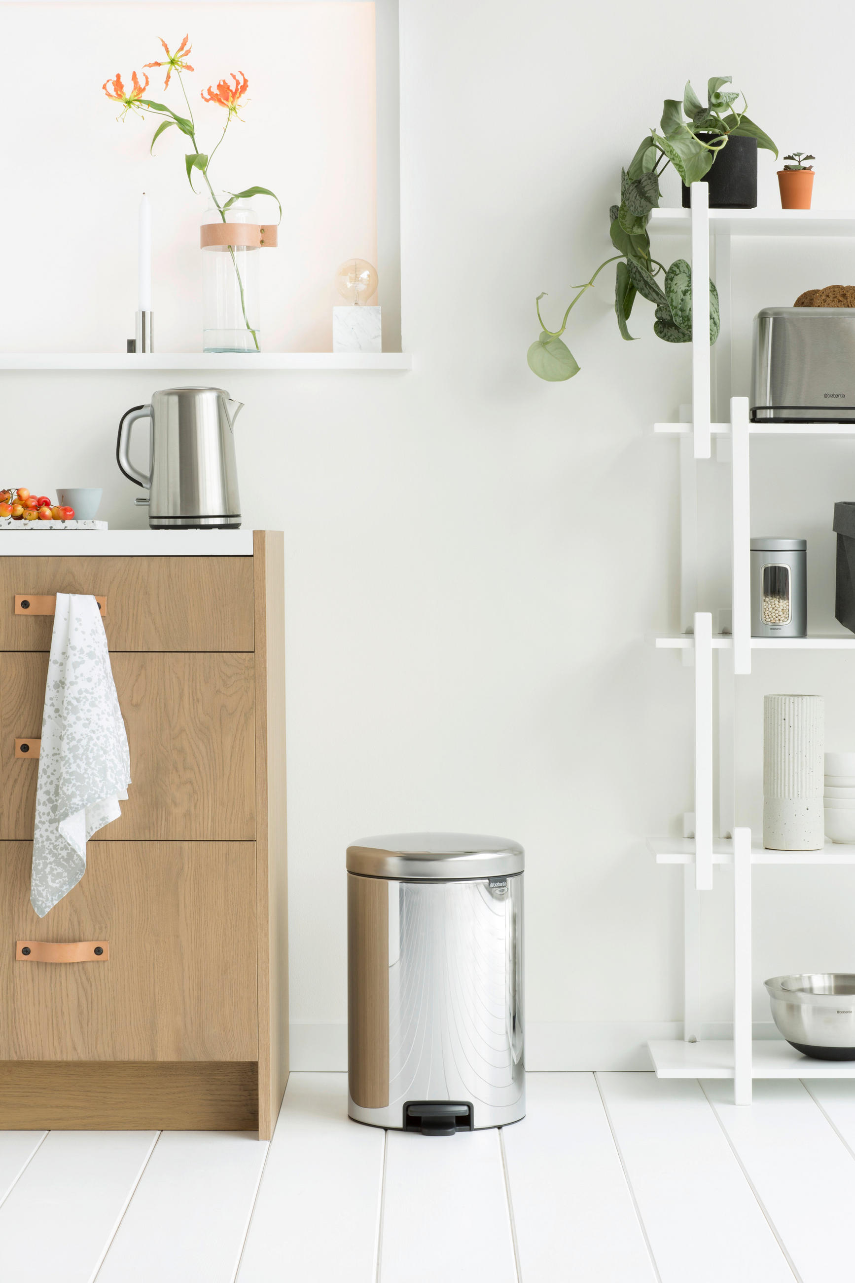 PEDÁLOS SZEMETES 20 l  - fekete, Lifestyle, műanyag/fém (20l) - Brabantia