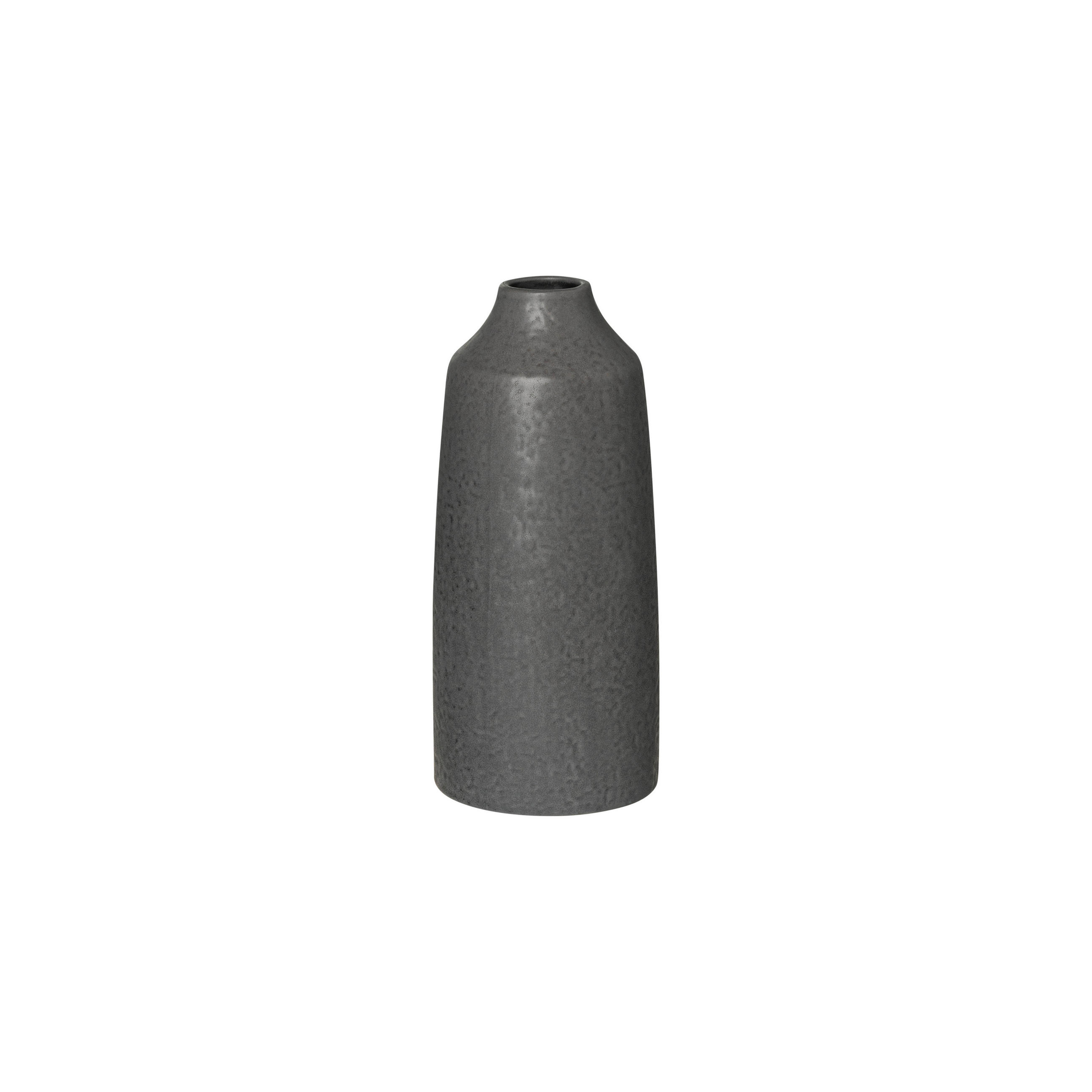 VASE  - Anthrazit, KONVENTIONELL, Keramik (9,5/21cm) - Blomus