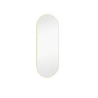 WANDSPIEGEL 30/70/1 cm  - Goldfarben, Trend, Glas/Metall (30/70/1cm)