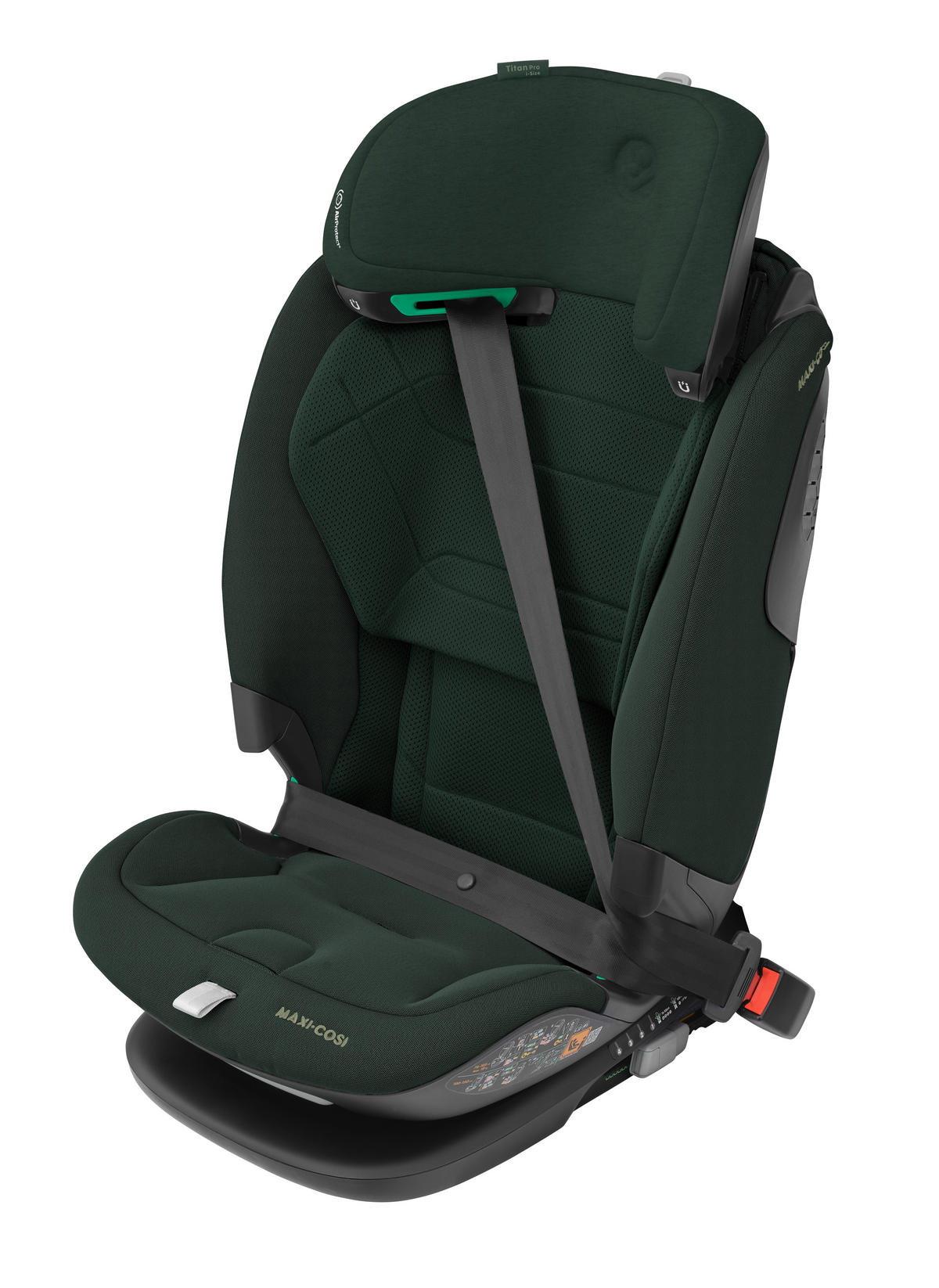 KINDERAUTOSITZ Titan Pro i-Size  - Dunkelgrün, Basics, Kunststoff/Textil (46/76/60cm) - Maxi-Cosi
