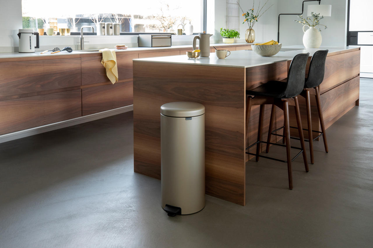 KANTA ZA SMEĆE  30 l   - šampanjac, Osnovno, metal/plastika (29.3/67.9/38cm) - Brabantia