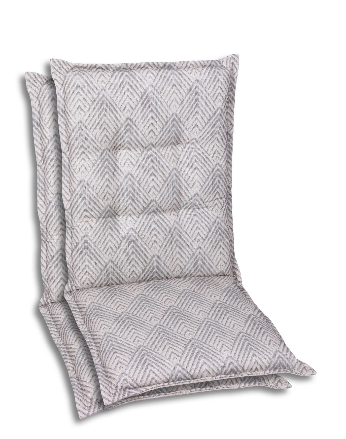 SESSELAUFLAGENSET Graphik  - Beige, Basics, Textil (50/7/108cm)