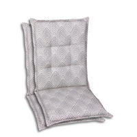 SESSELAUFLAGENSET Graphik  - Beige, Basics, Textil (50/7/108cm)