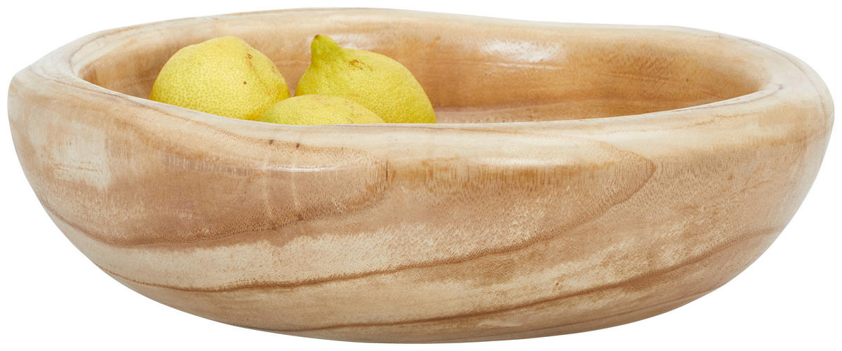 OBSTSCHALE  - Naturfarben, Natur, Holz (32/10cm) - Ambia Home