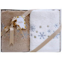 TÖRÖLKÖZŐ SZETT - világoskék/fehér, Basics, textil (34,5/23/5cm)