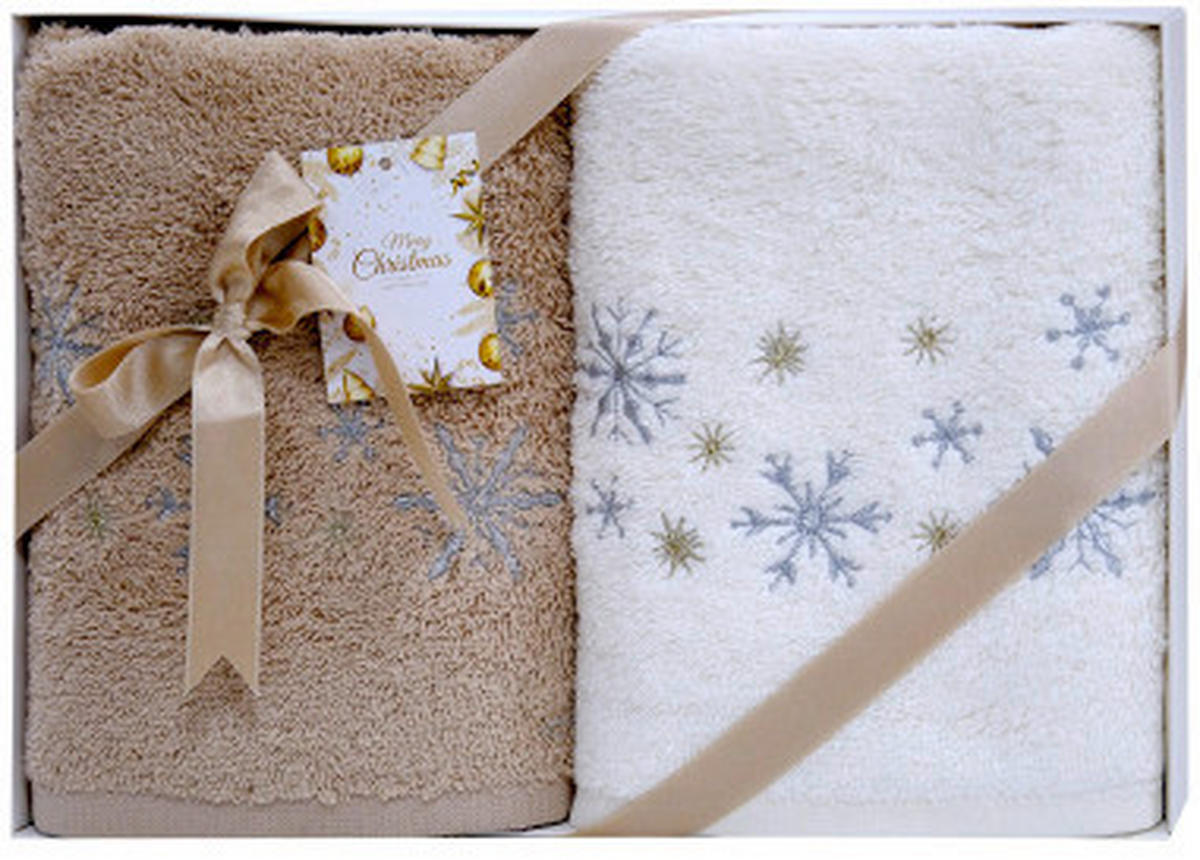 TÖRÖLKÖZŐ SZETT - világoskék/fehér, Basics, textil (34,5/23/5cm)