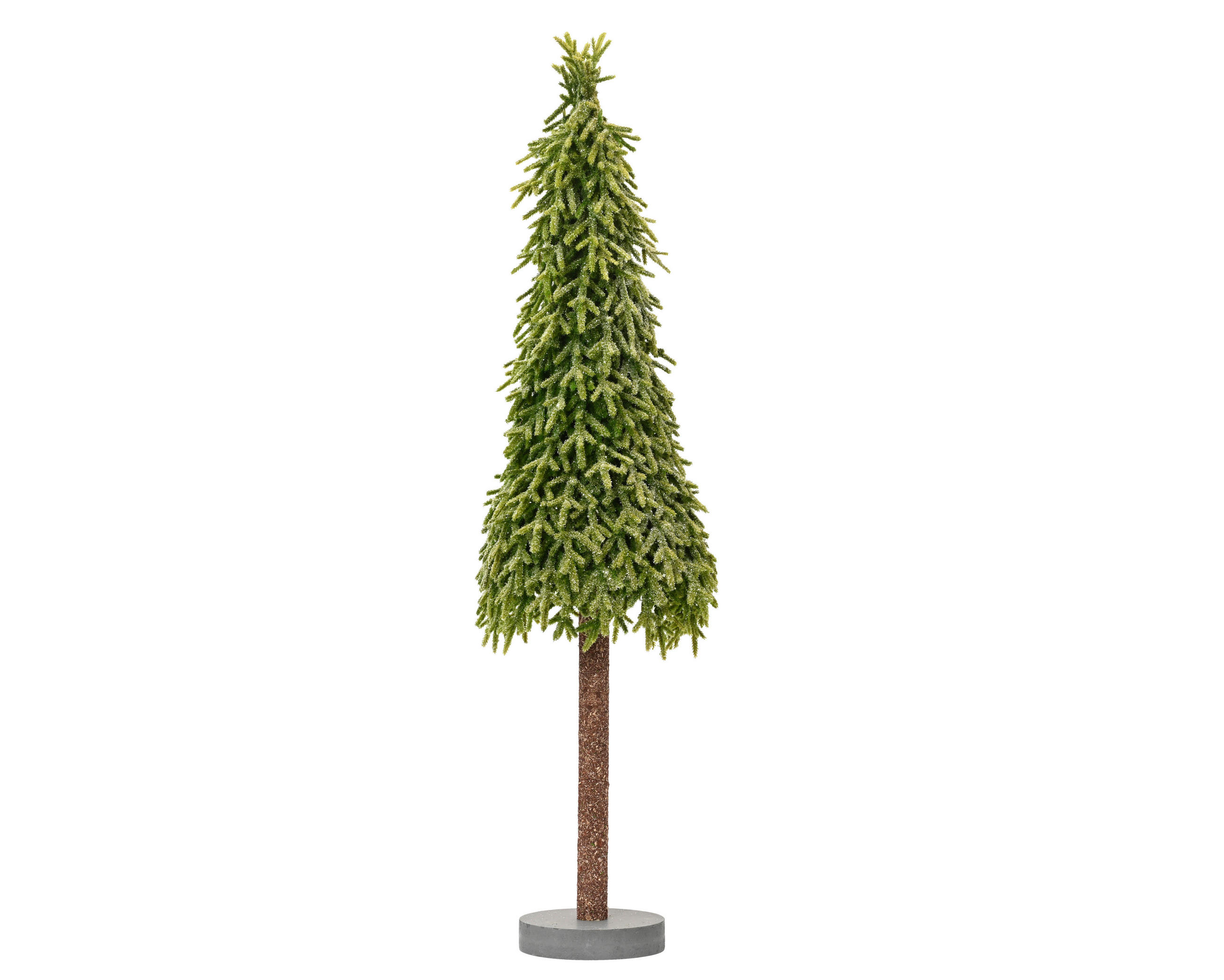 KARÁCSONYFA - fehér/zöld, Basics, műanyag (30/30/95cm)