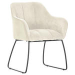 ARMLEHNSTUHL  Stoffauswahl Flachgewebe  - Beige/Schwarz, Design, Metall (59/85/59cm) - Novel