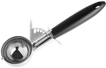 KAŠIKA ZA SLADOLED - bela/boja nerđajućeg čelika, Osnovno, metal (22,8/11,7/4cm) - Fackelmann